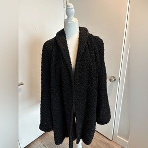 Cozy Black Teddy Jacket